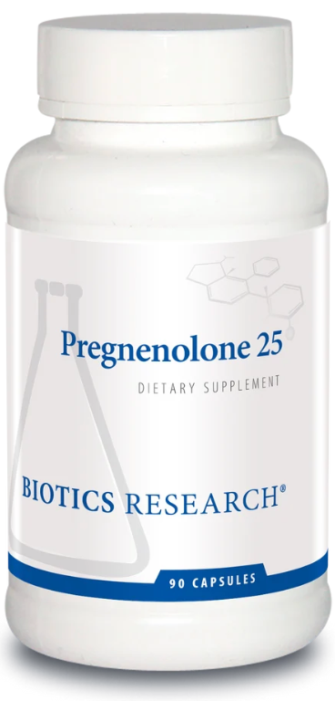 613 - pregnenolone 25 - biotics research - frasco x 90 capsulas