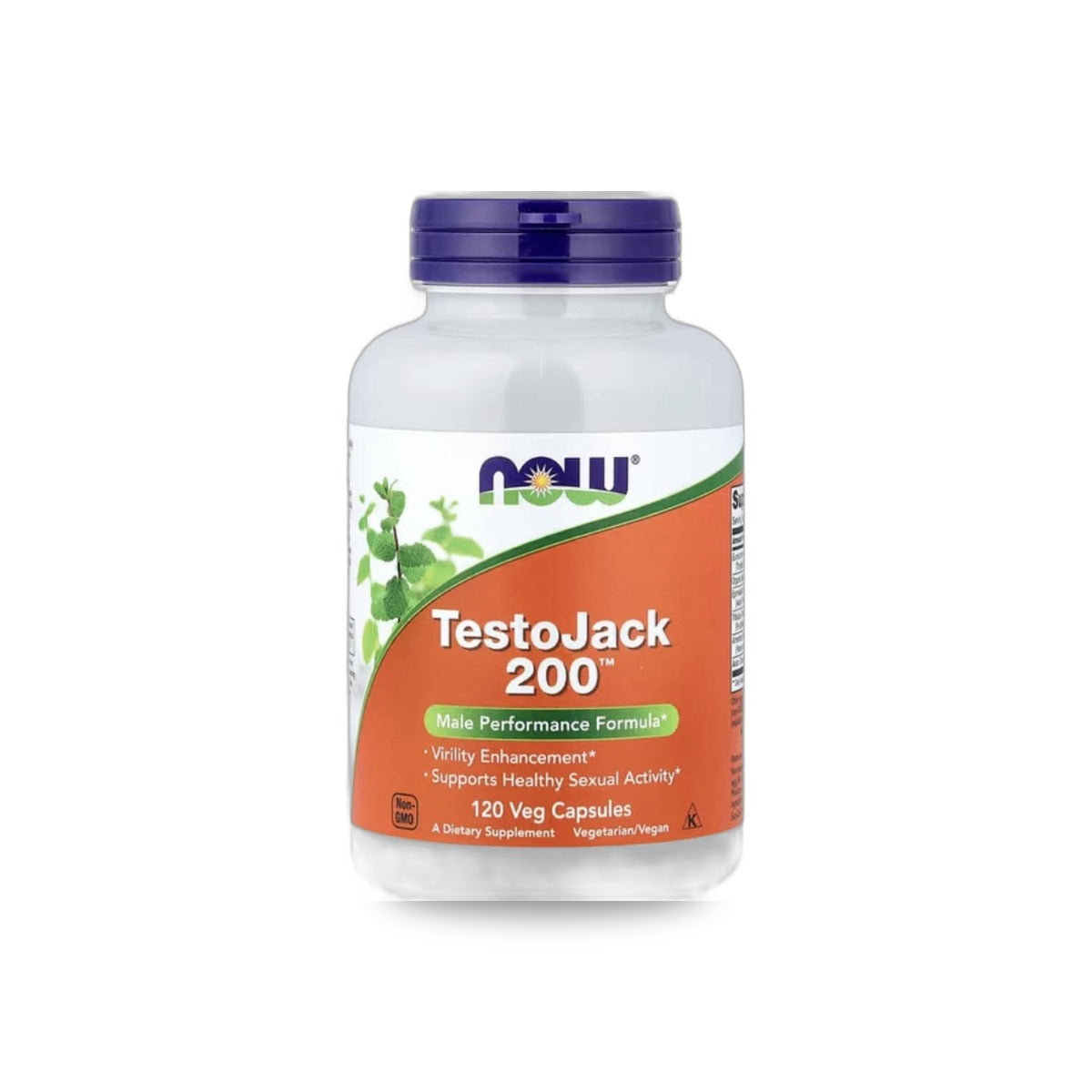618 - TestoJack 200 - NOW Foods - Frasco x 120 Cápsulas