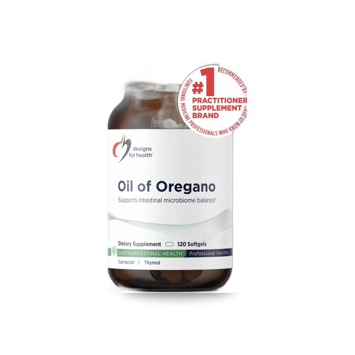 623 - Oil of Oregano - Designs for Health - Frasco x 120