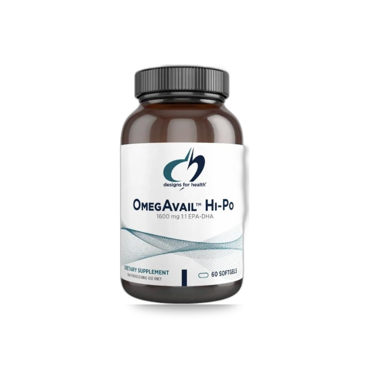 625 - OmegAvail Hi-Po - Designs for Health - Frasco x 60 Cápsulas Blandas