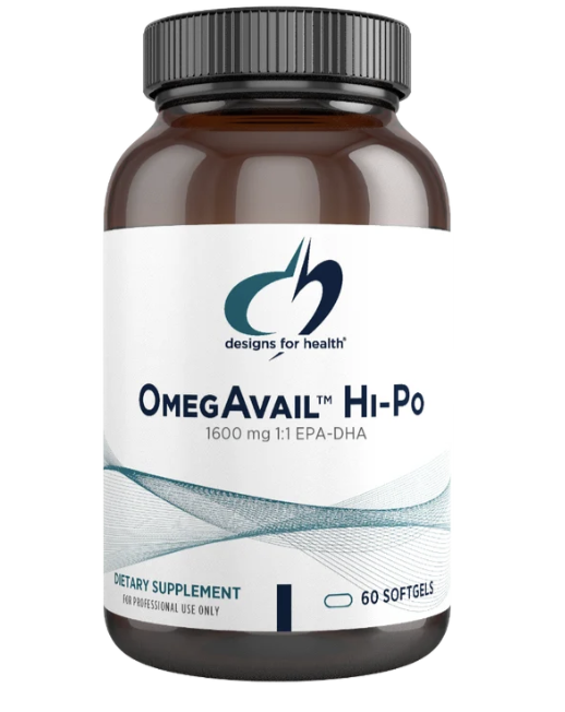 625- OmegaAvail Hi Po - Designs For health - 60 capsulas