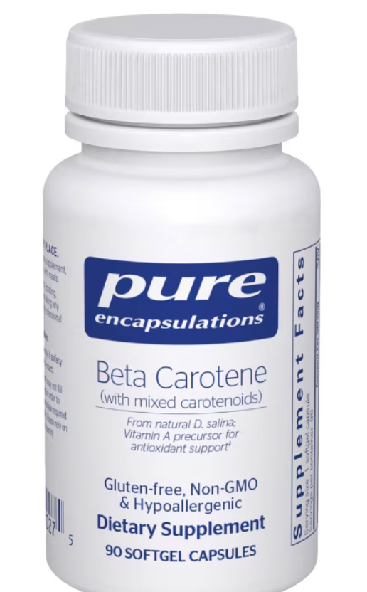 628 - Beta Carotene pure encapsulation - fraxco x 90