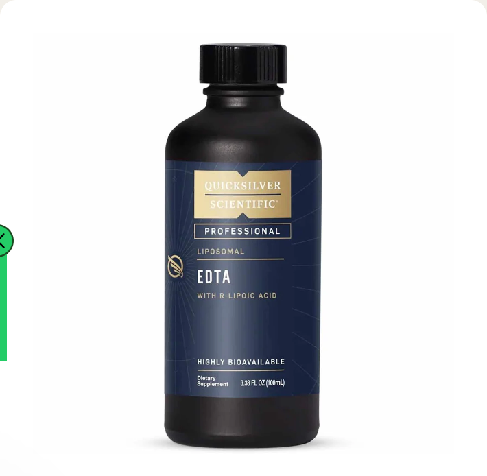 634 - EDTA liposomal - quicksilver scientific - Frasco 4 oz