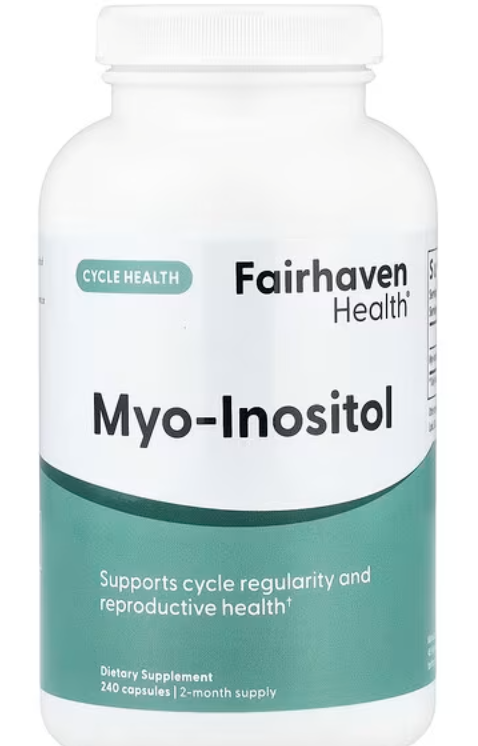 636 - Myo - Inositol - Fairhaven Health - frasco x 240 capsulas
