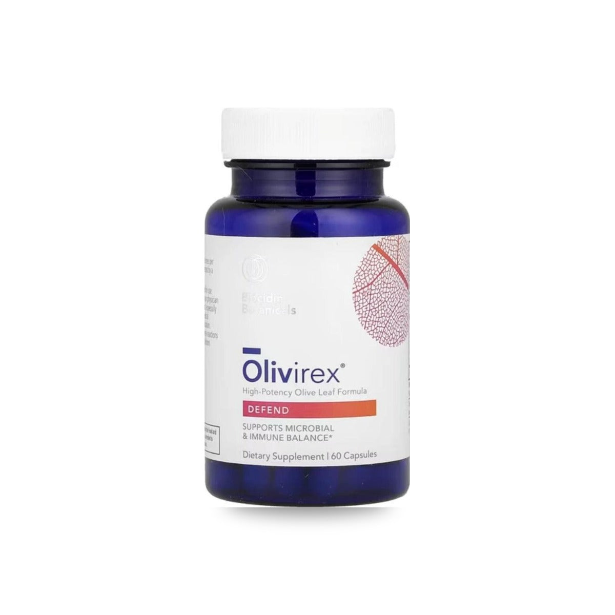 644 - Olivirex - Biocidin Botanicals - Frasco x 60 Cápsulas