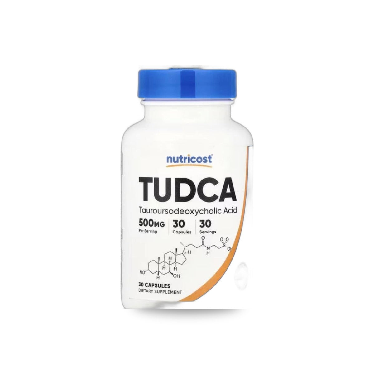 655 - TUDCA 500mg - Nutricost - Frasco x 30 Cápsulas