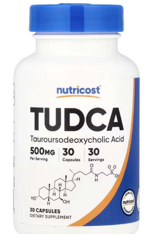 655 - TUDCA - Nutricost - Capsulas 500mg frasco por 30 capsulas,