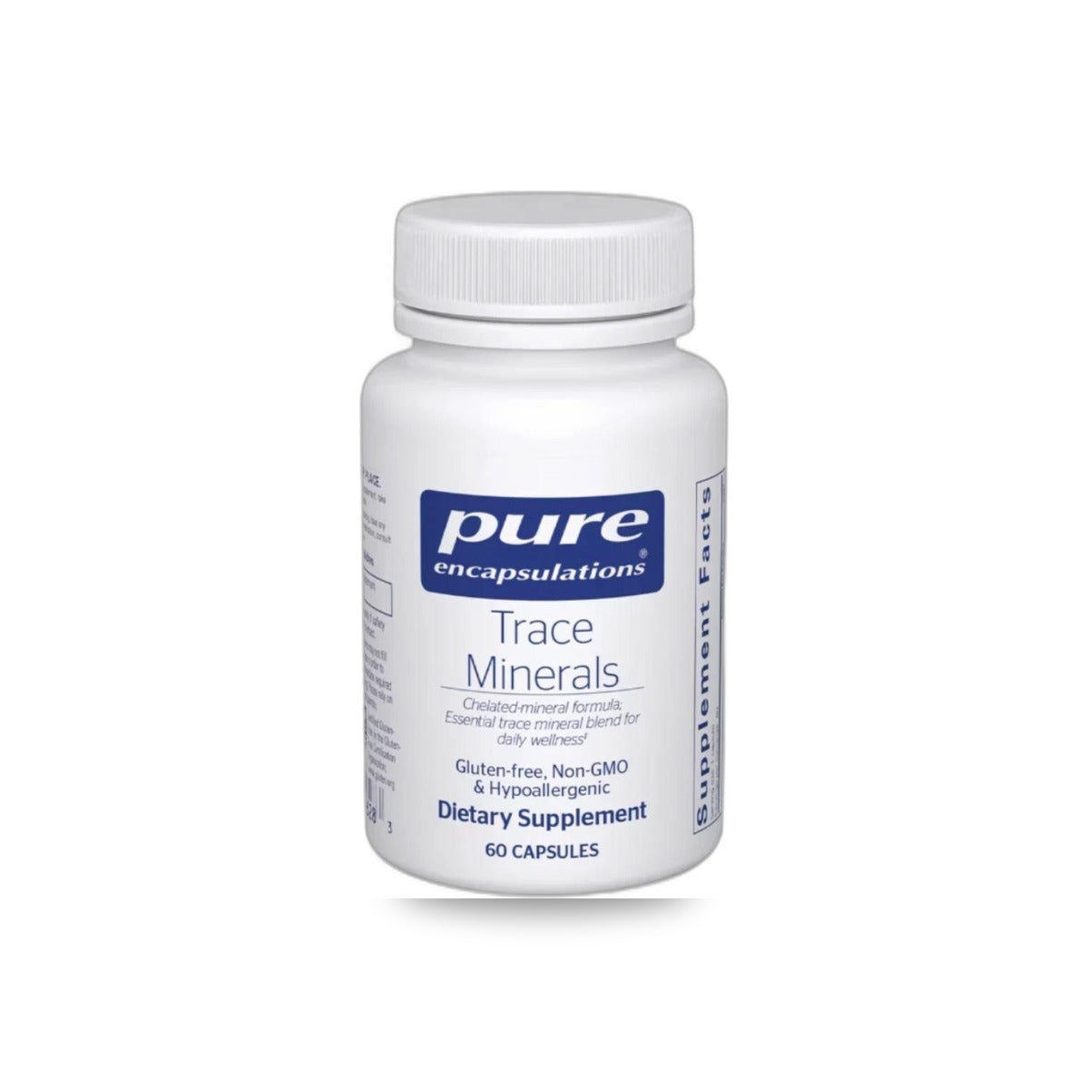 660 - Trace Minerals - Pure Encapsulations - Frasco x 60 Cápsulas