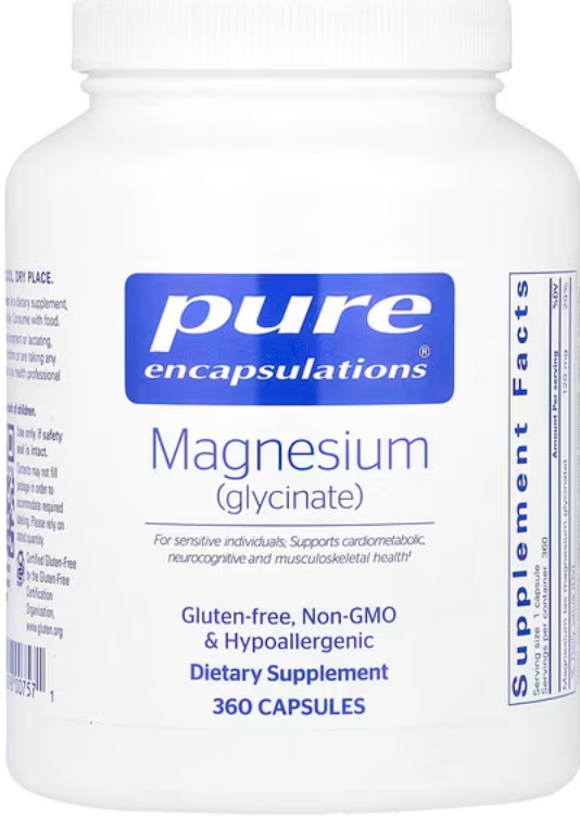673 - glicinato de magnesio - puro - frasco x 360 cápsulas