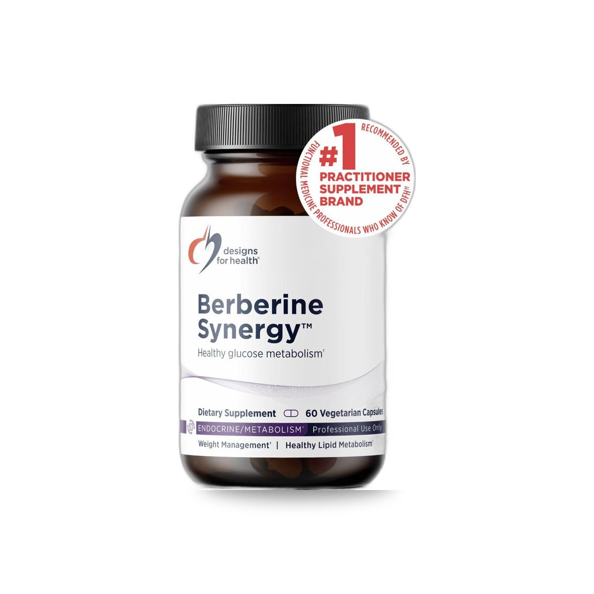 680 - Berberine Synergy - Designs for Health - Frasco x 60 Cápsulas