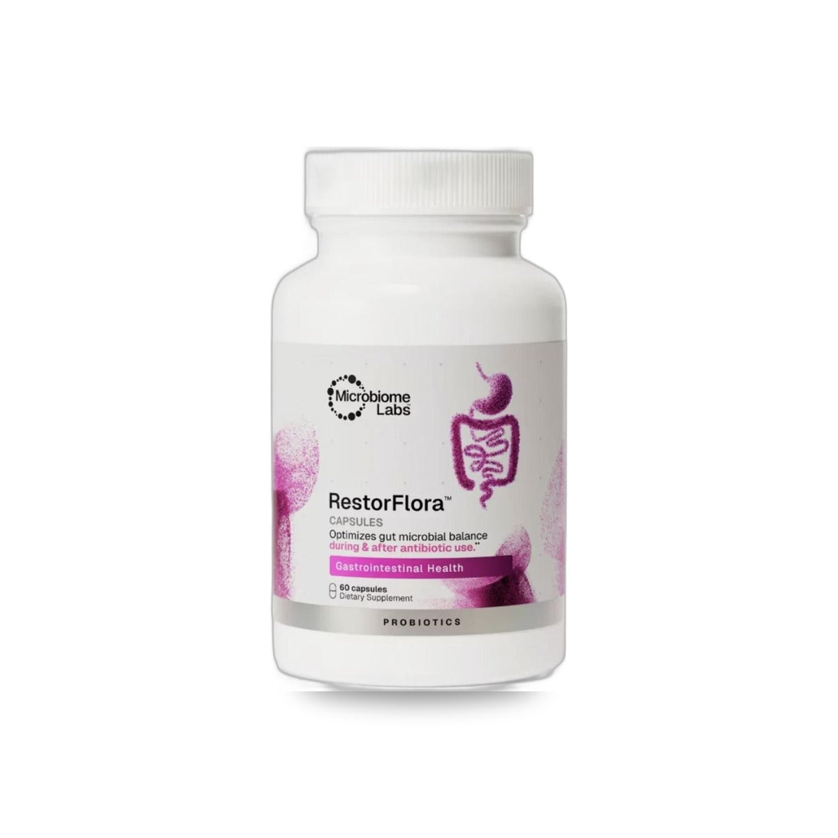 687 - RestorFlora - Microbiome Labs - Frasco x 60 Cápsulas