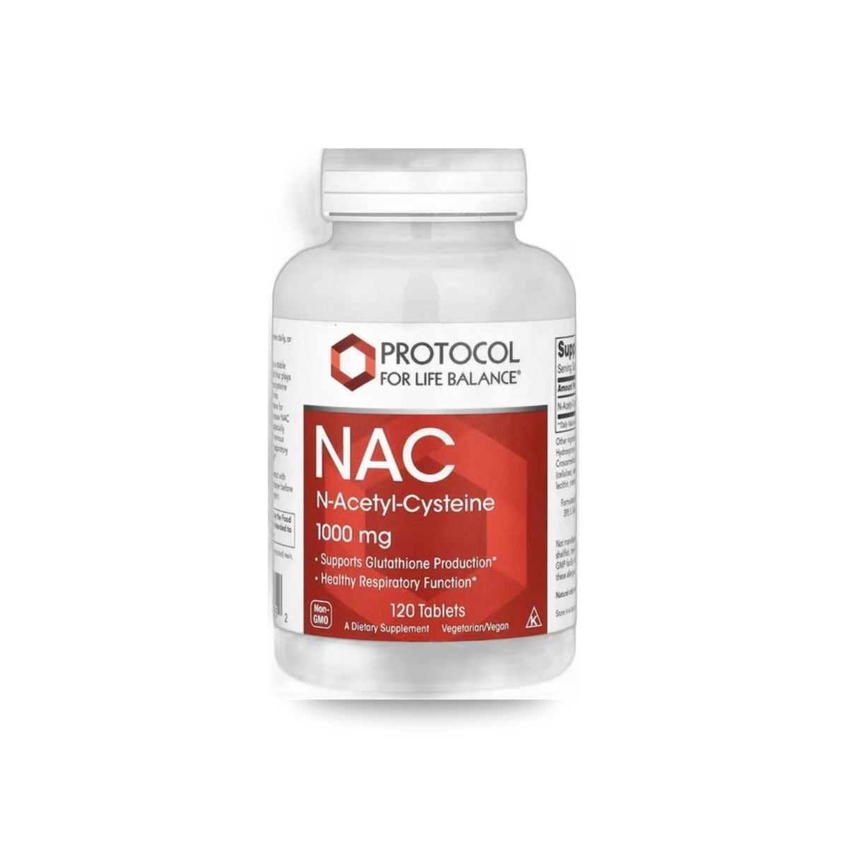 692 - NAC 1000mg - Protocol for Life Balance - Frasco x 120 Cápsulas