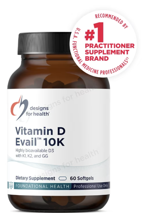 705 - Vitamina D Evail 10 k - diseño para la salud - x 60 cápsulas