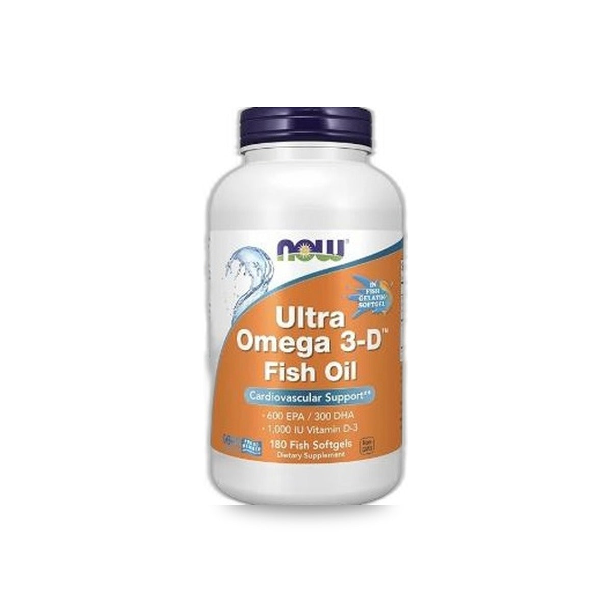 745 - Ultra Omega-3 Fish Oil - NOW Foods - Frasco x 90