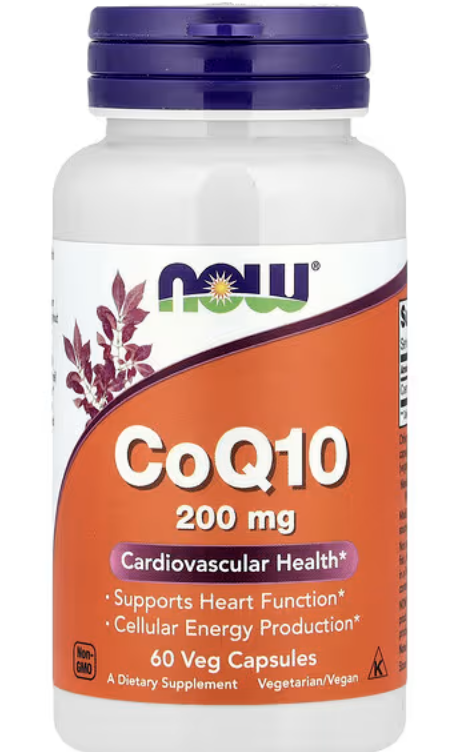 747 - CoQ10 200 mg - now food - frasco x 60 cap