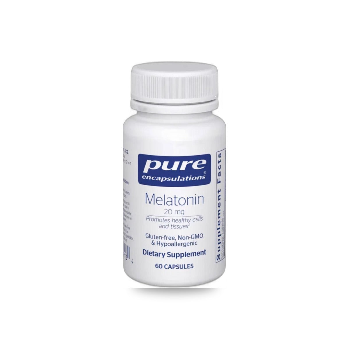 753 - Melatonin 20mg - Pure Encapsulations - Frasco x 60 Cápsulas
