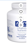 908 - Longevity Nutrients - Pure Encapsulations 240 capsules