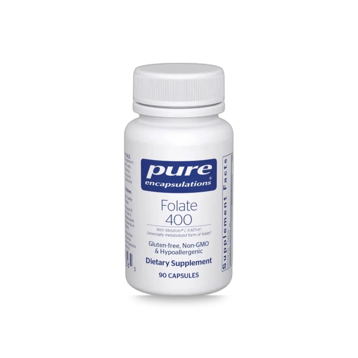 912 - Folate 400 - Pure Encapsulations - Frasco x 90 Cápsulas
