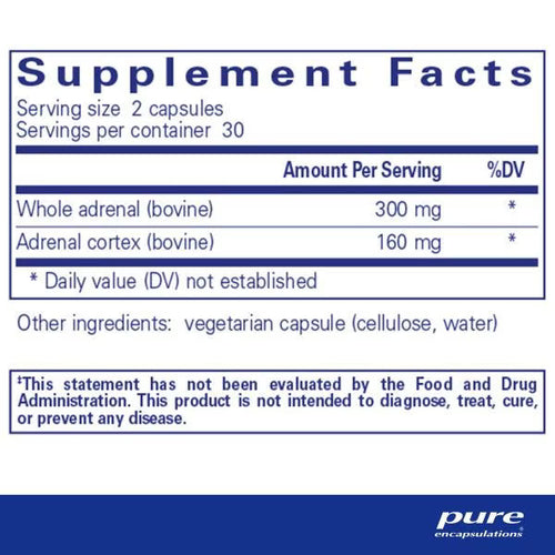 Adrenal - Supplement Facts
