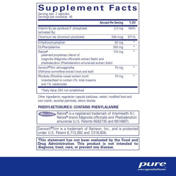 CarbCrave Complex - Supplement Facts