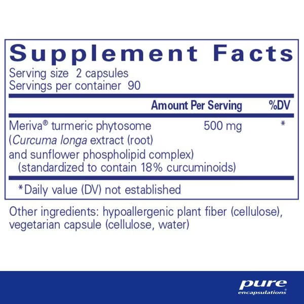 CurcumaSorb - Supplement Facts