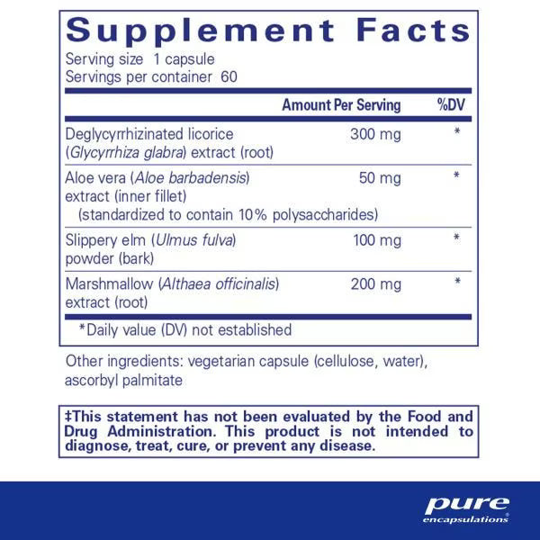 DGL Plus - Supplement Facts
