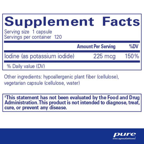 Iodine - Supplement Facts