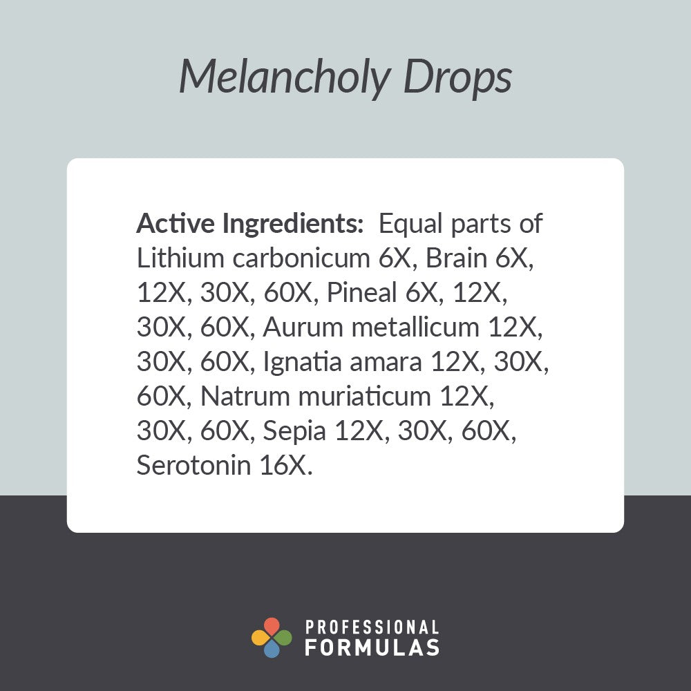 Melancholy Drops - Active Ingredients