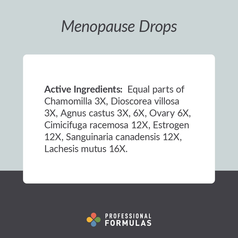 Menopause Drops - Active Ingredients