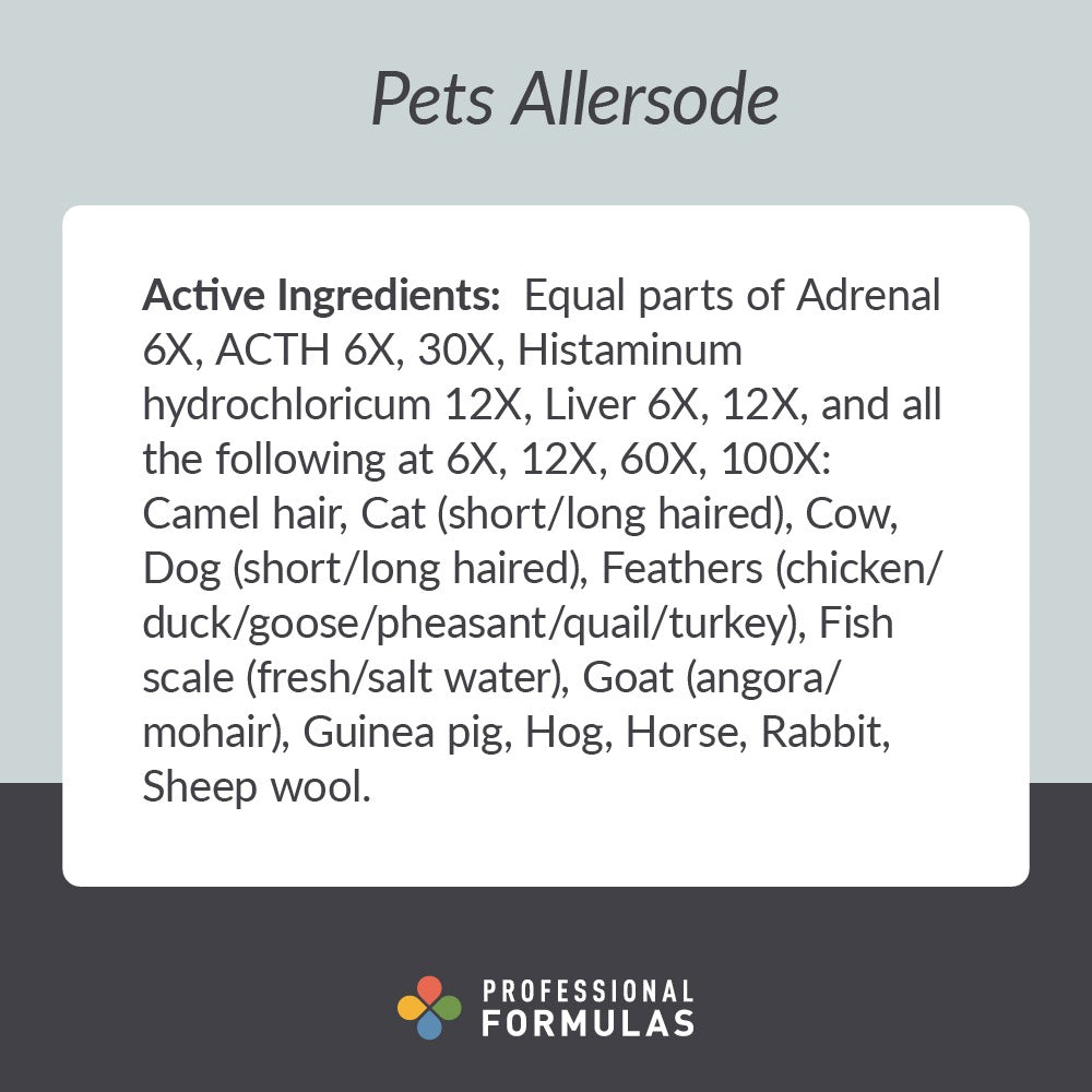 Pets Allersode - Active Ingredients