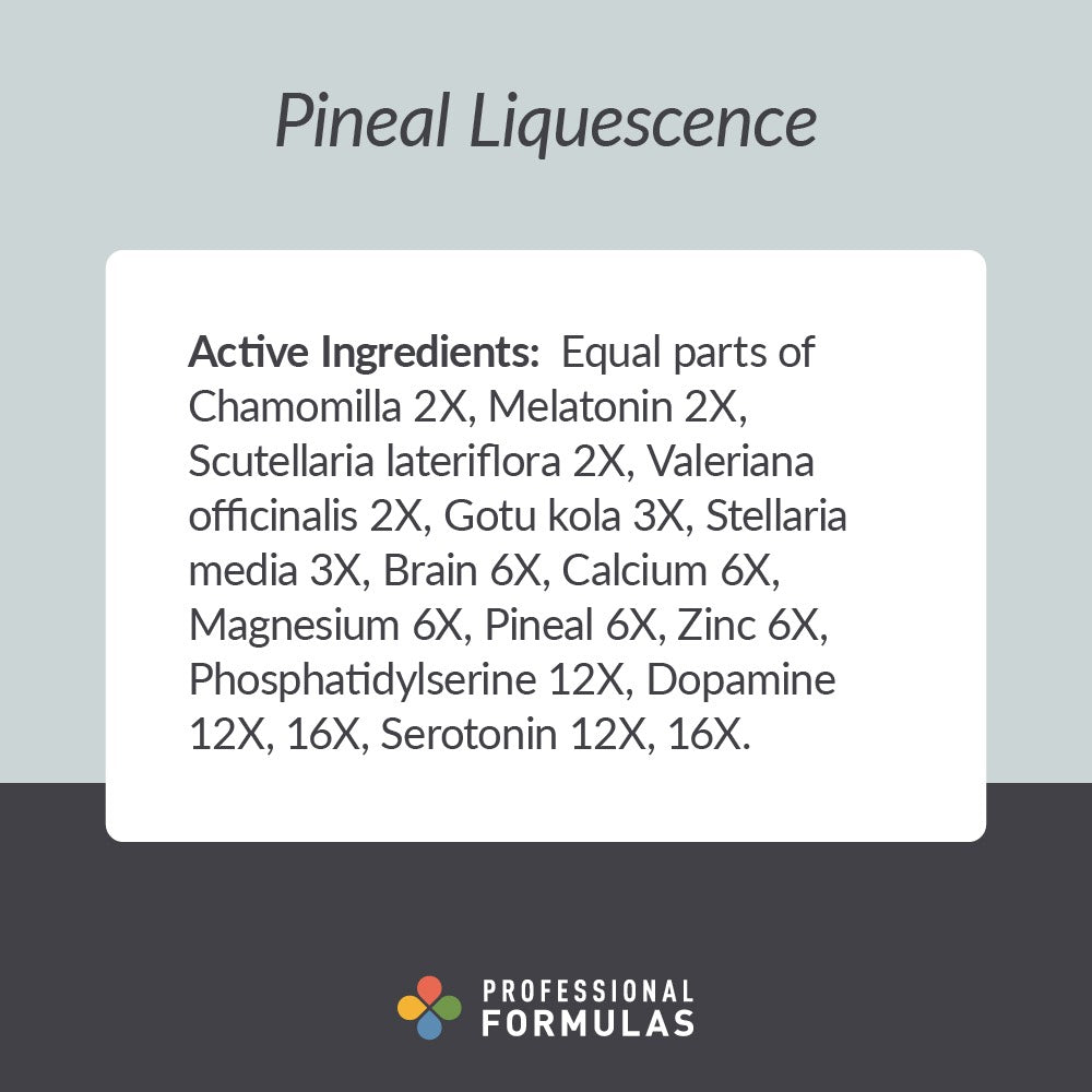 Pineal Liquescence - Active Ingredients