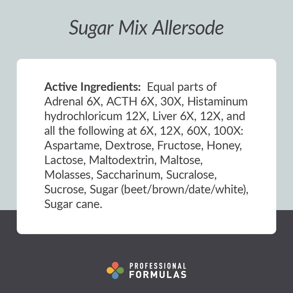 Sugar Mix Allersode - Active Ingredients
