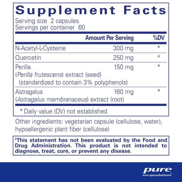 Th2 Modulator - Supplement Facts
