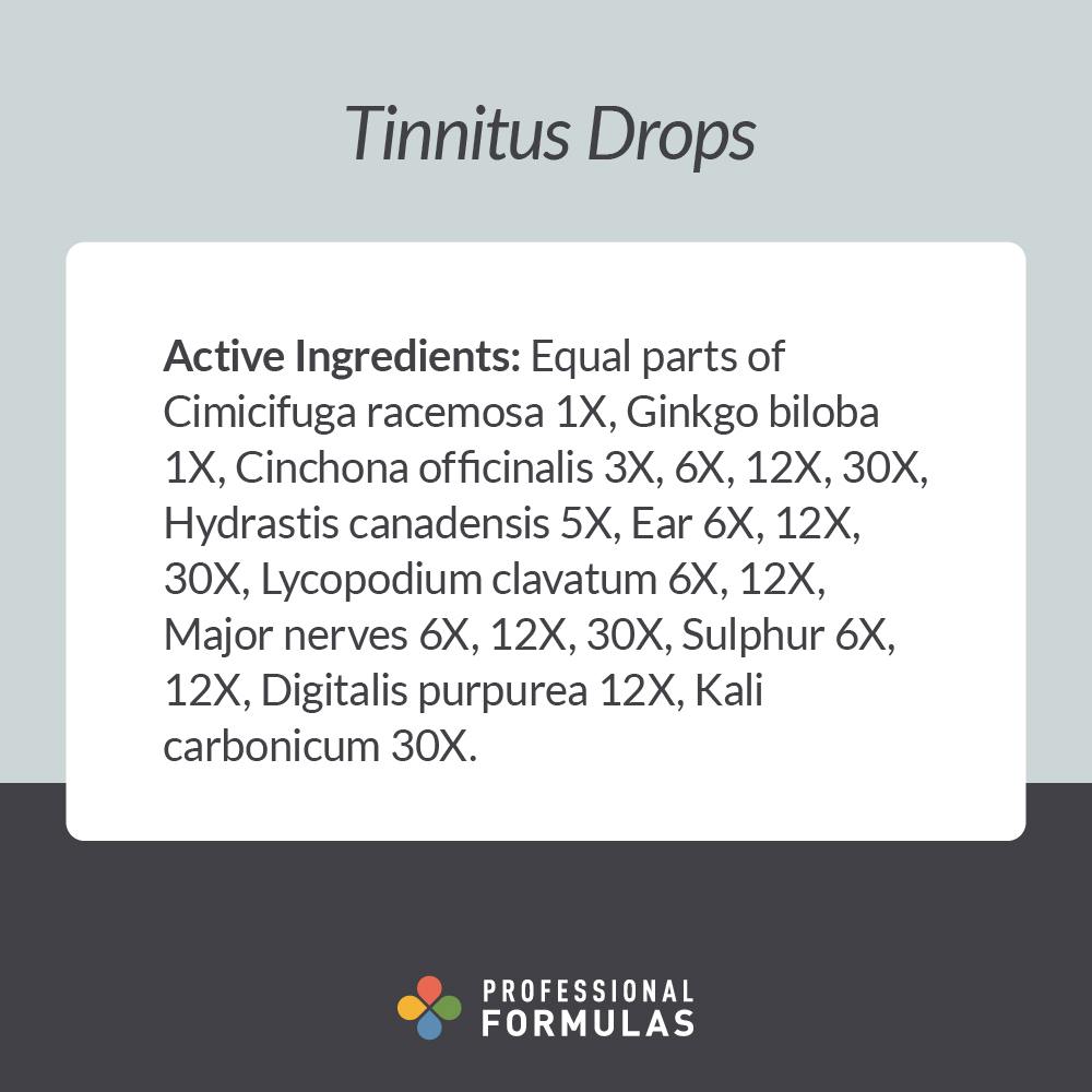 Tinnitus Drops - Active Ingredients